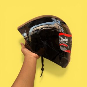 Steelbird Air SBA 20 black helmet front view