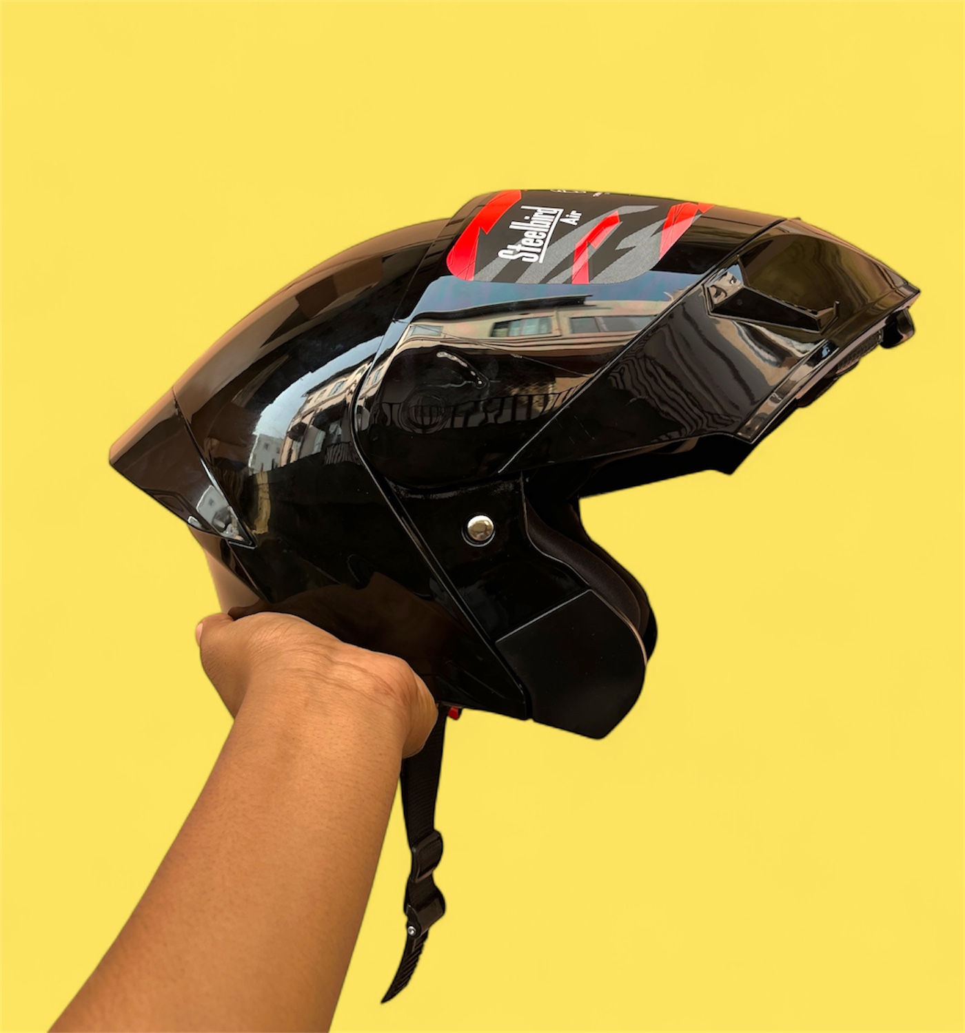 Steelbird Air SBA 20 ISS Helmet (GLOSY BLACK)