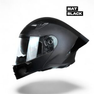 Steelbird Air SBA 20 Mat black helmet front view